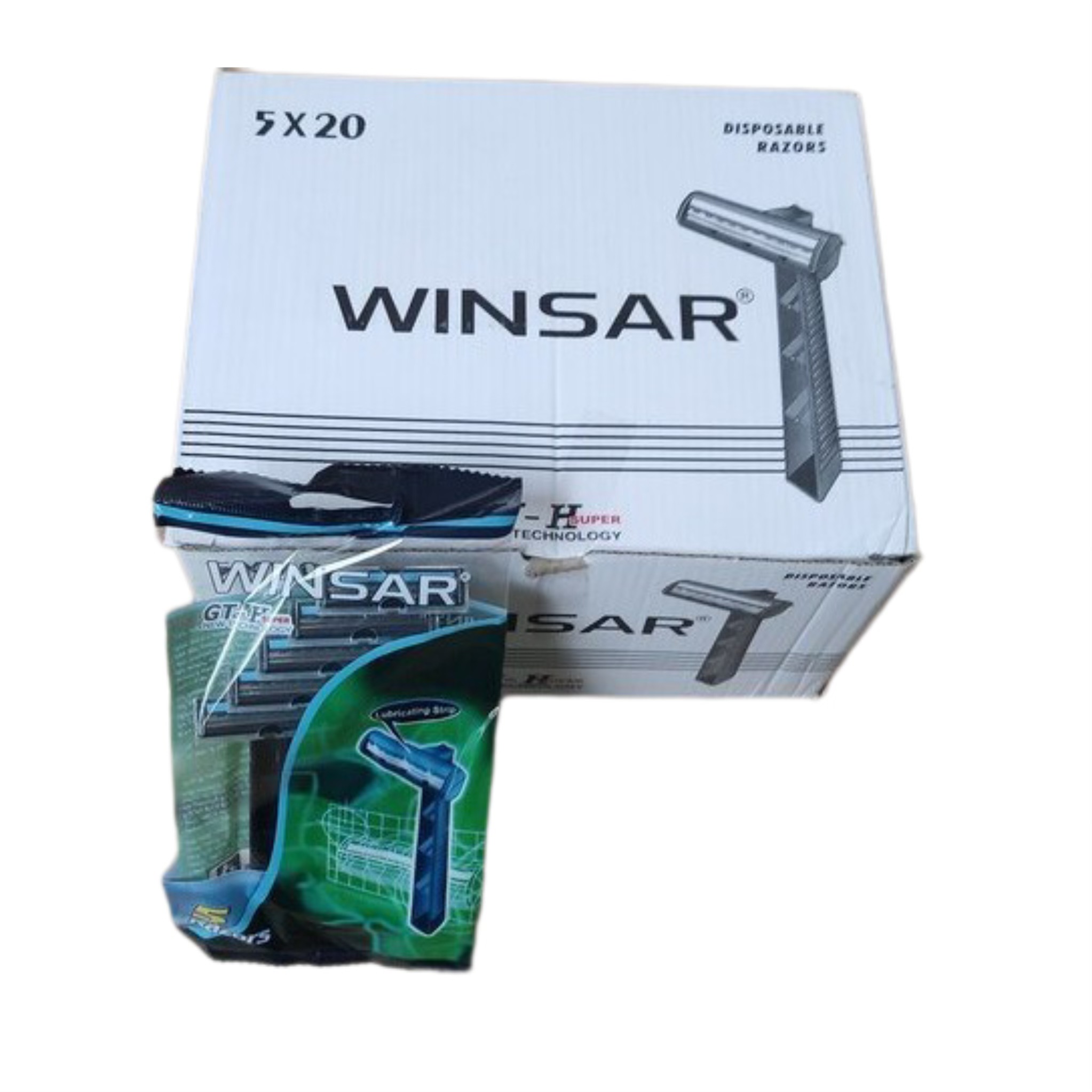 ژیلت وینسارWINSAR  دو لبه ۲۰ عددی کارتن